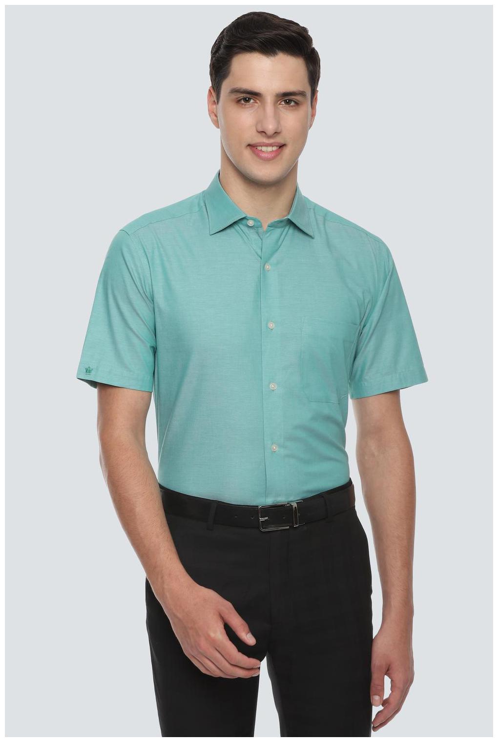

Louis Philippe Men Regular fit Formal Shirt - Green