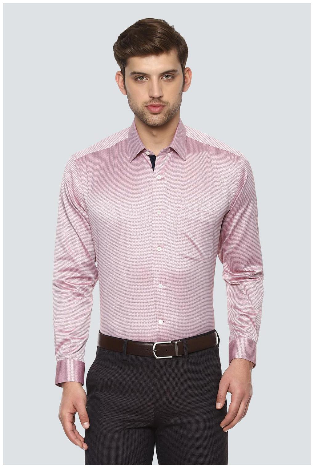 

Louis Philippe Men Regular fit Formal Shirt - Pink