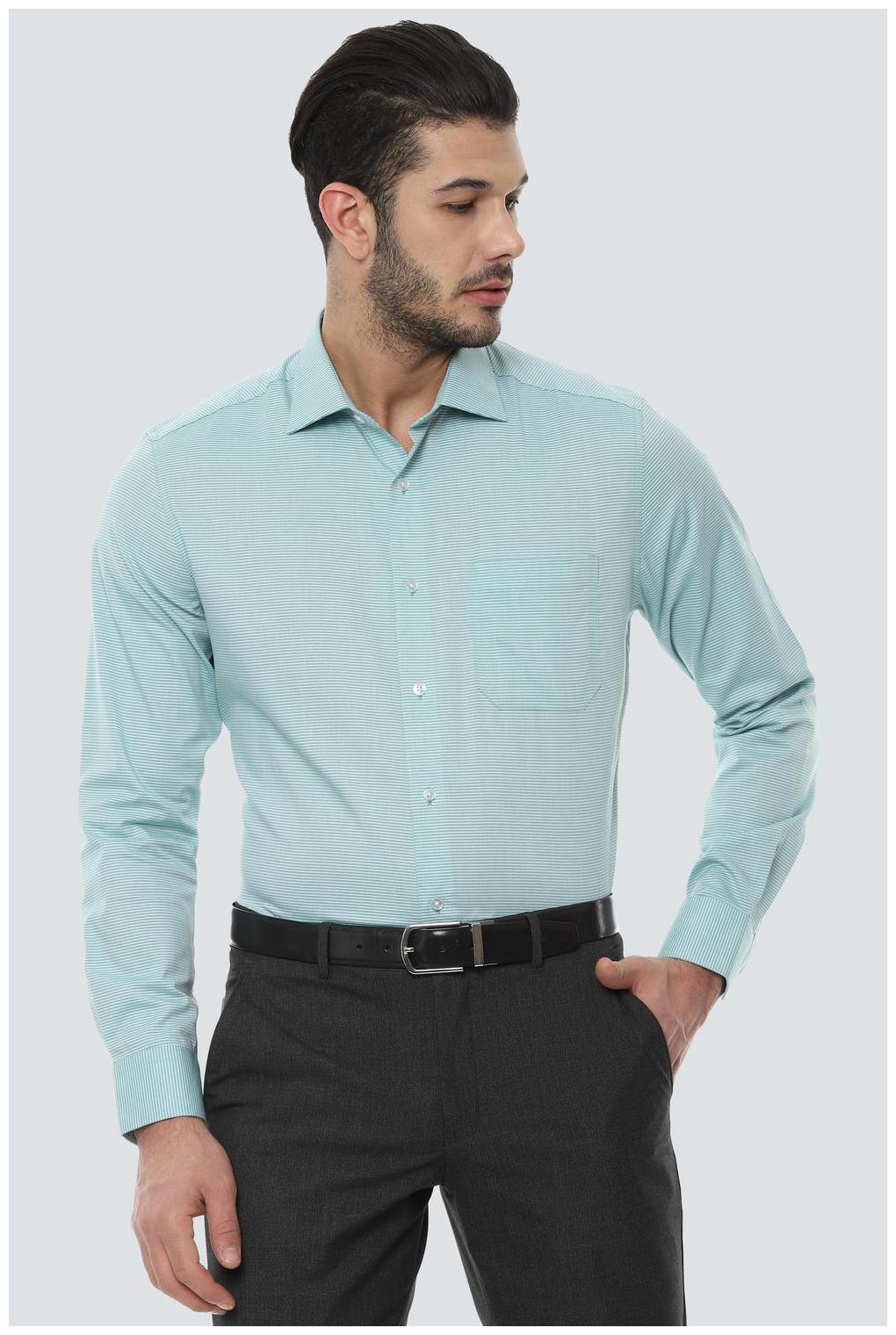 

Louis Philippe Men Regular fit Formal Shirt - Green