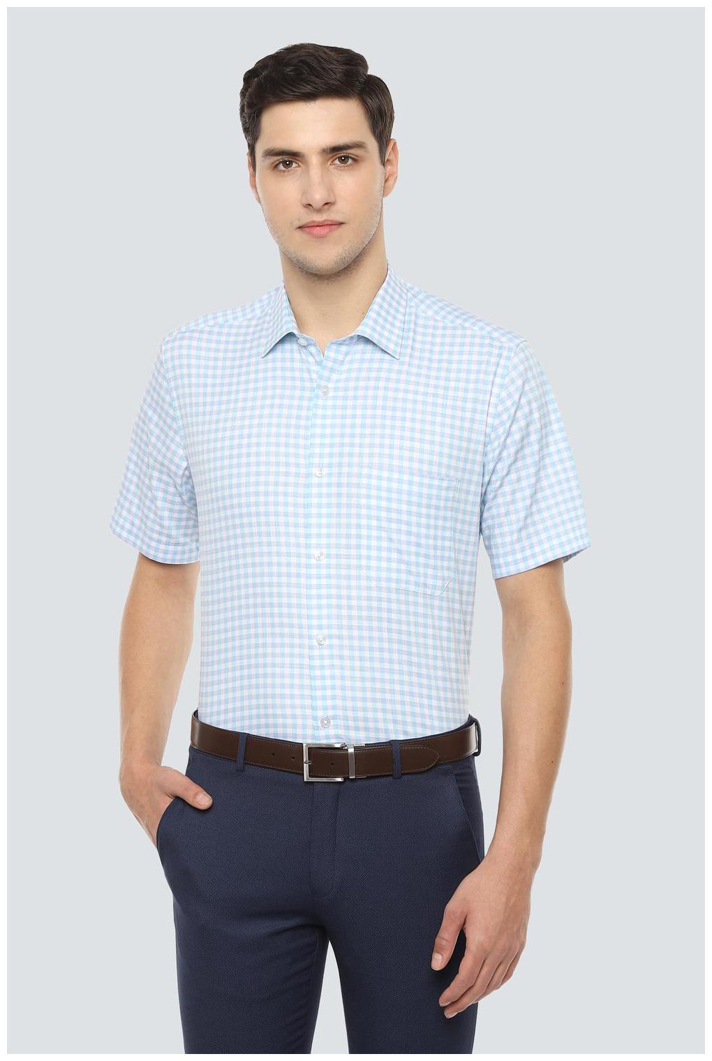 

Louis Philippe Men Slim fit Formal Shirt - Blue