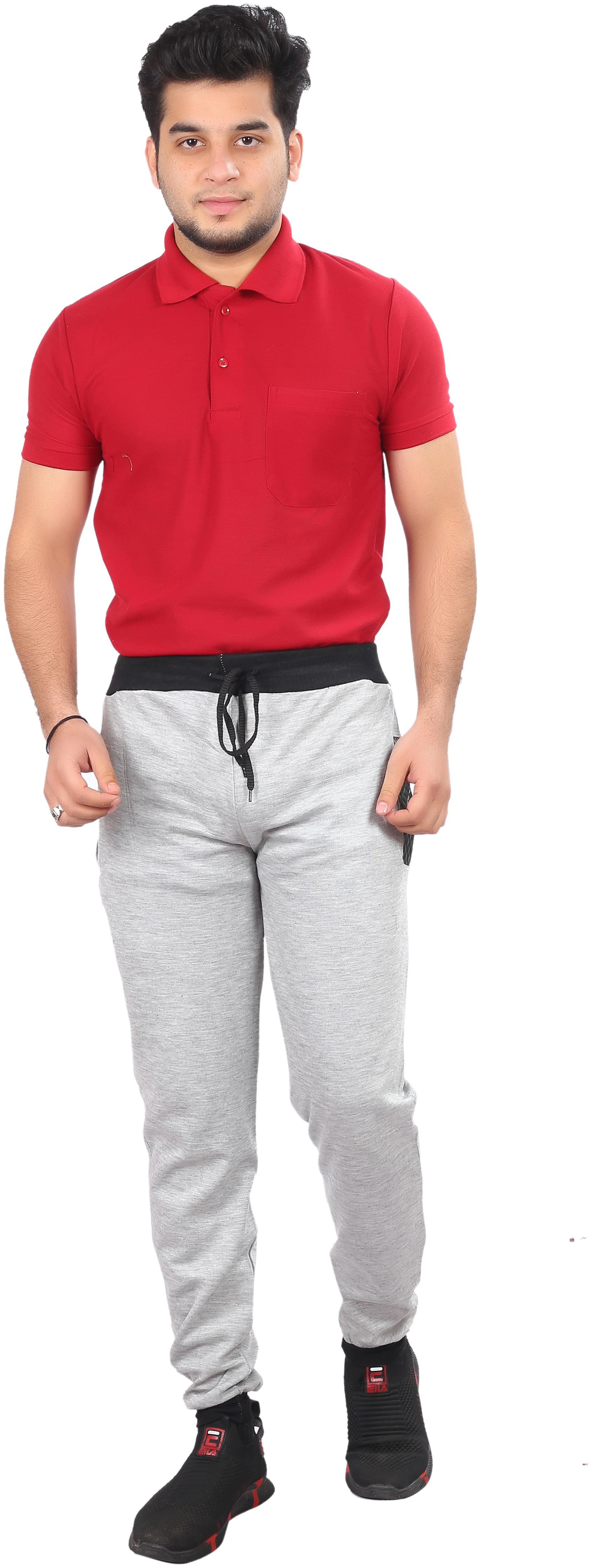 

LS SPORTS Men Grey Solid Regular fit Joggers