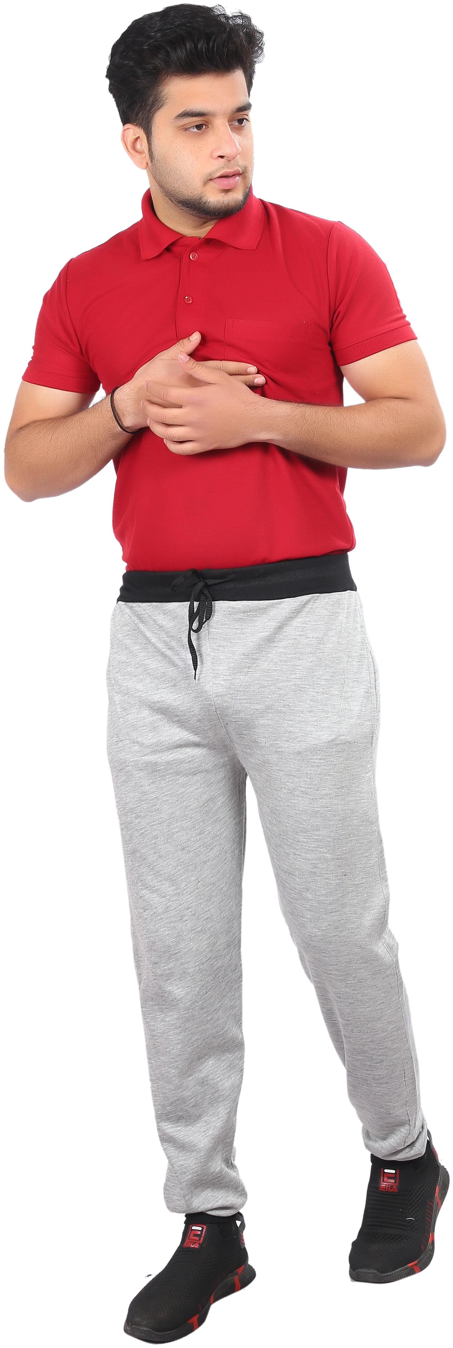

LS SPORTS Men Grey Solid Regular fit Joggers