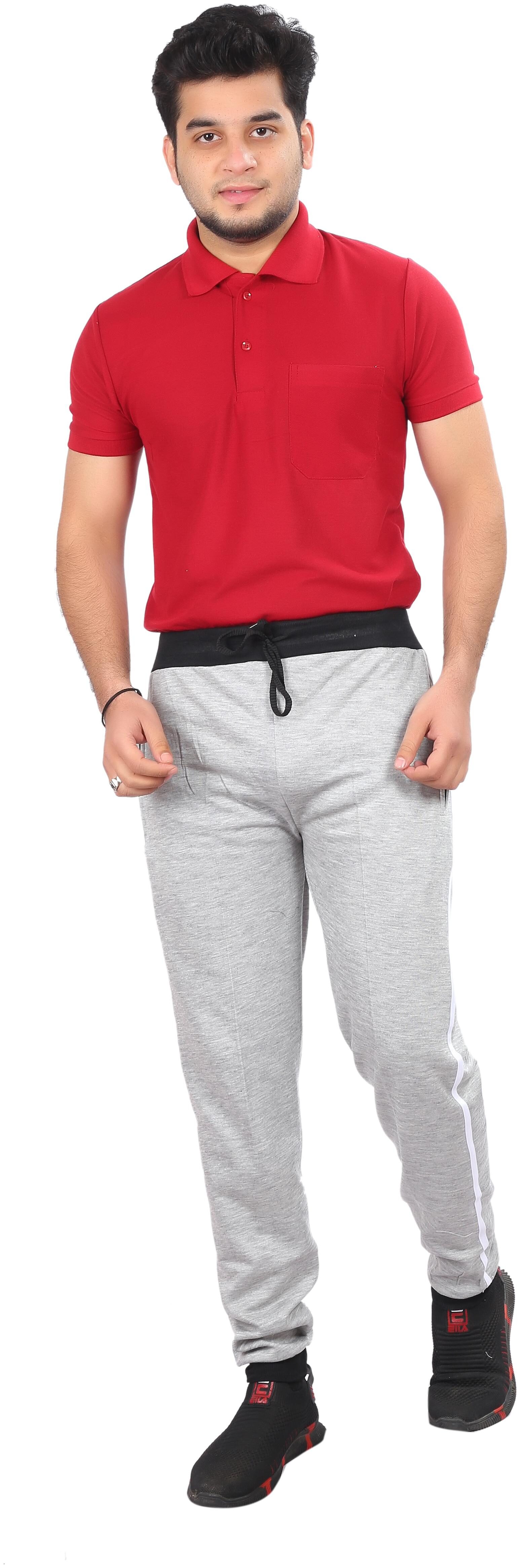 

LS SPORTS Men Grey Solid Regular fit Joggers