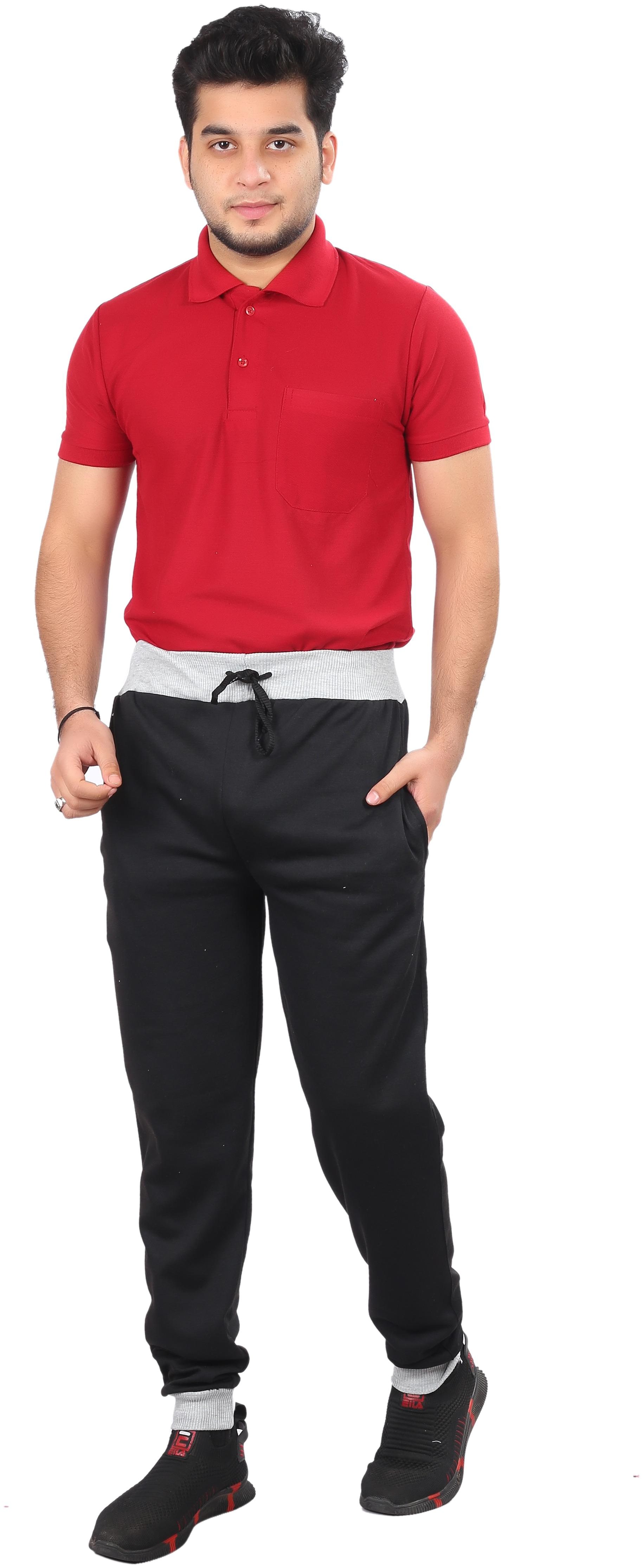 

LS SPORTS Men Black Solid Regular fit Joggers