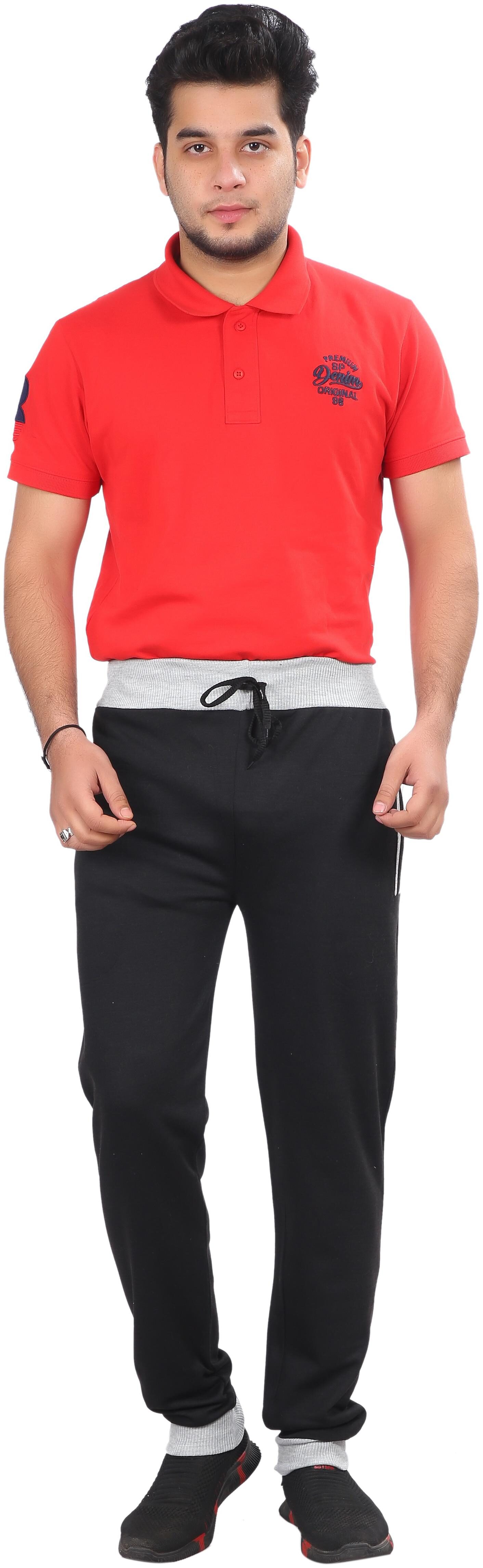

LS SPORTS Men Black Solid Regular fit Joggers