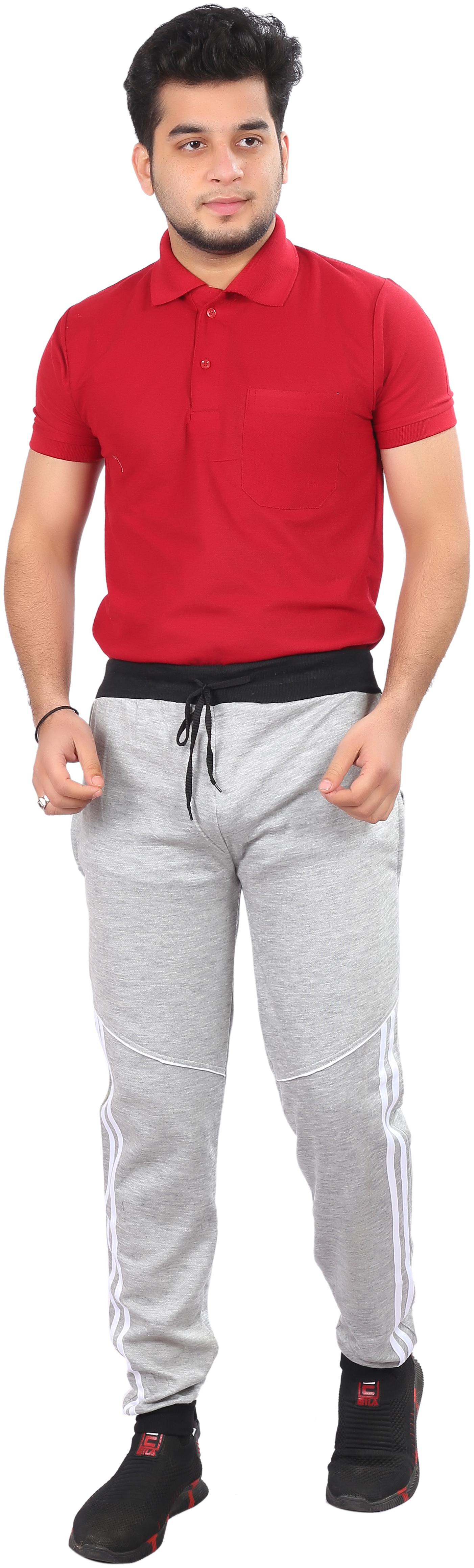 

LS SPORTS Men Grey Solid Regular fit Joggers