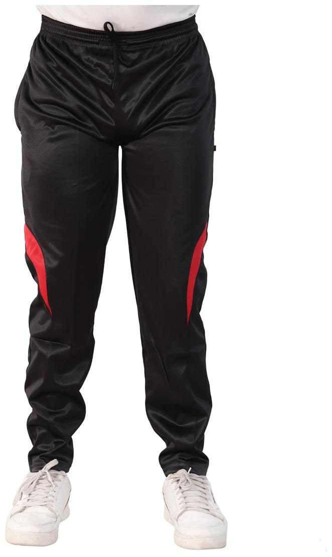 

LS SPORTS Men Black Solid Regular fit Track pants