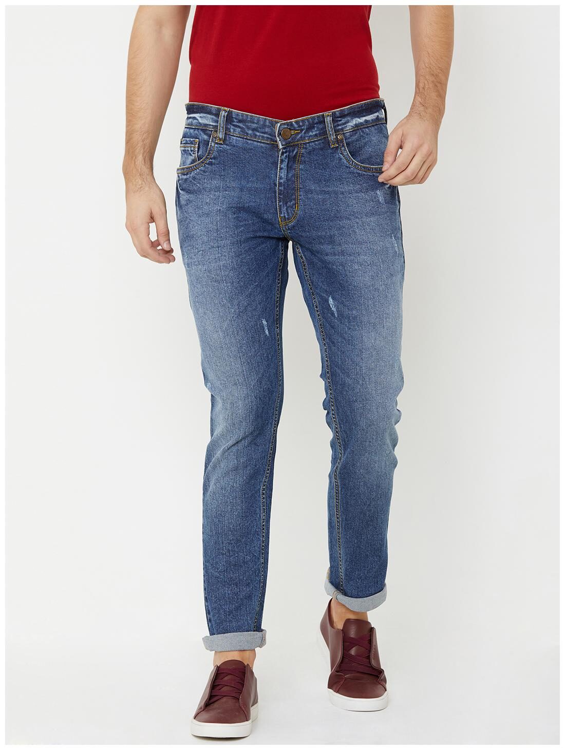 

LUCKY Blue Men Blue Skinny Fit Jeans