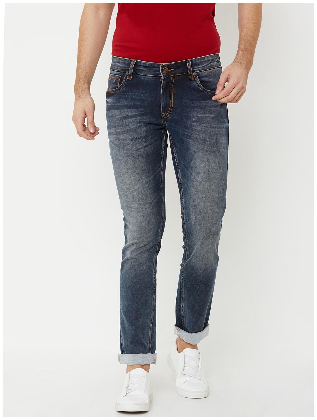 

LUCKY Blue Men Blue Skinny Fit Jeans
