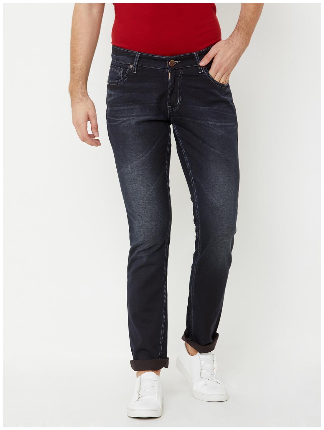 

LUCKY Blue Men Black Skinny Fit Jeans