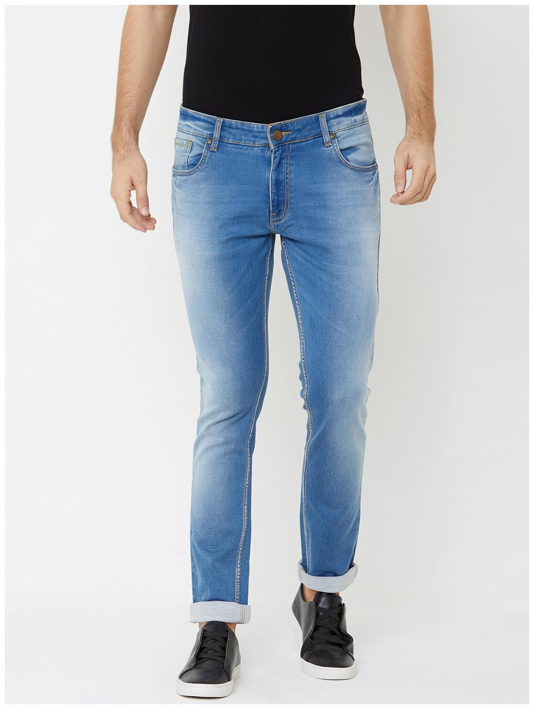 

LUCKY Blue Men Blue Skinny Fit Jeans