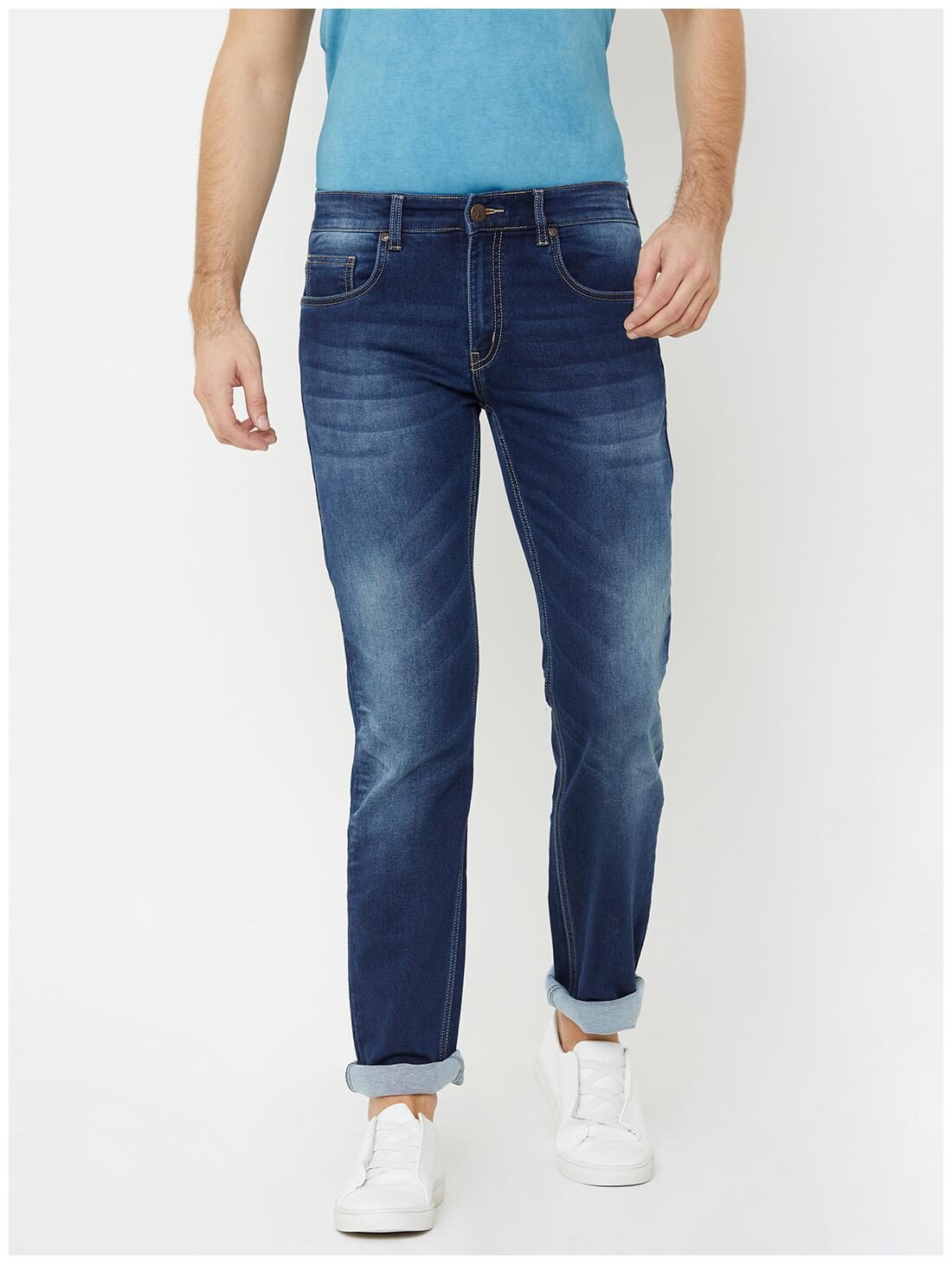 

LUCKY Blue Men Blue Slim Fit Jeans