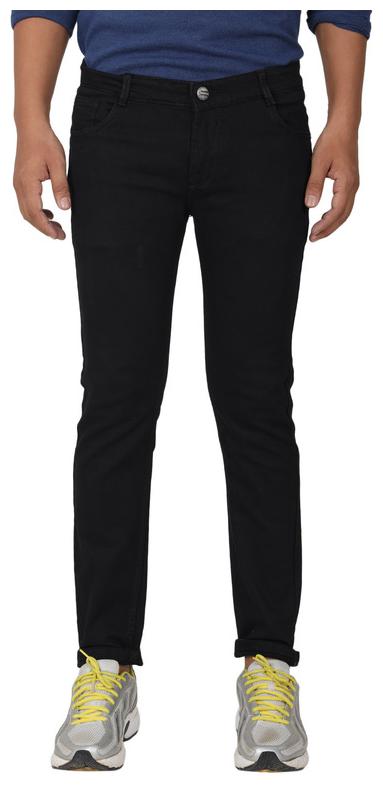 

Luies Men Black Slim Fit Jeans