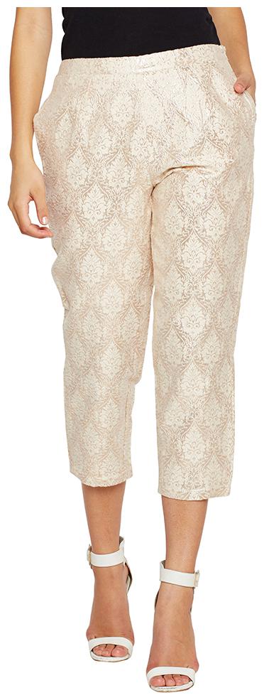 

OXOLLOXO Women Beige Regular fit Regular trousers