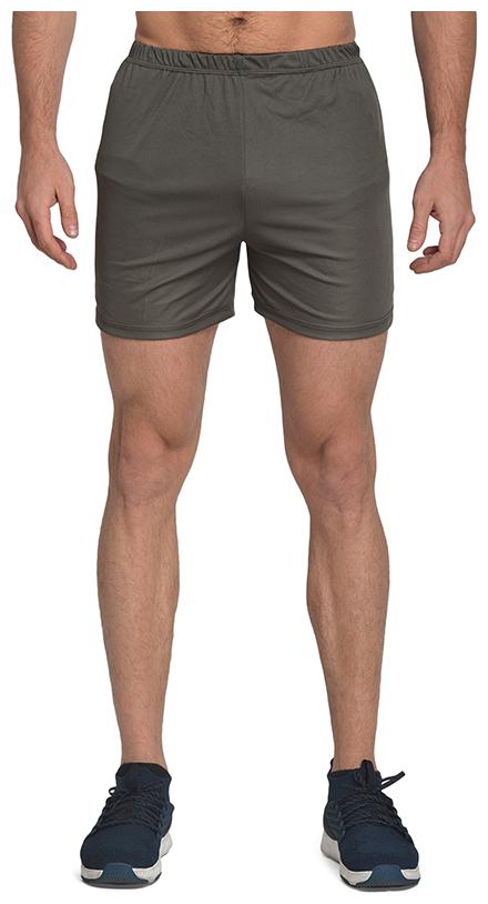

Luric Men Solid Slim Fit Gym Shorts Grey