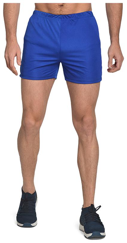 

Luric Men Solid Slim Fit Gym Shorts Blue