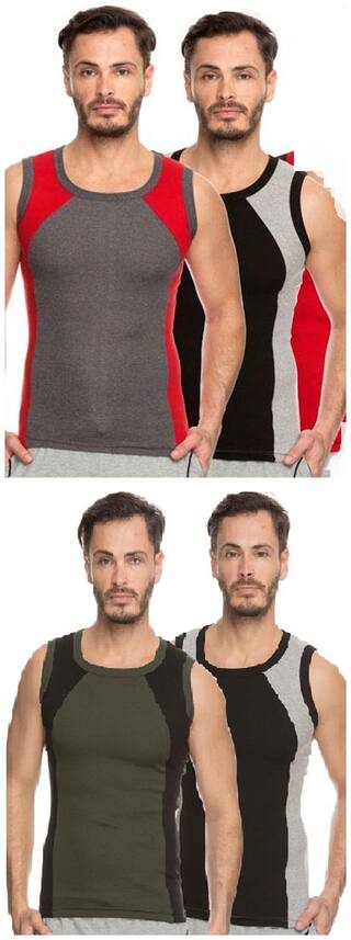 Lux Genx GYM Vests-Pack of 4