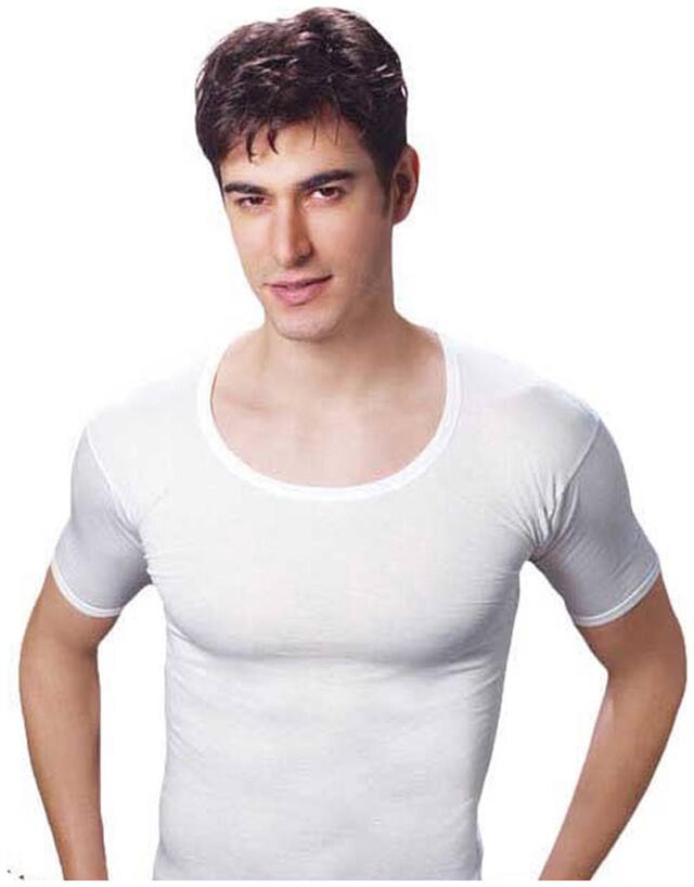 Lux  Venus RNS White Pack Of 5 Cotton Vest
