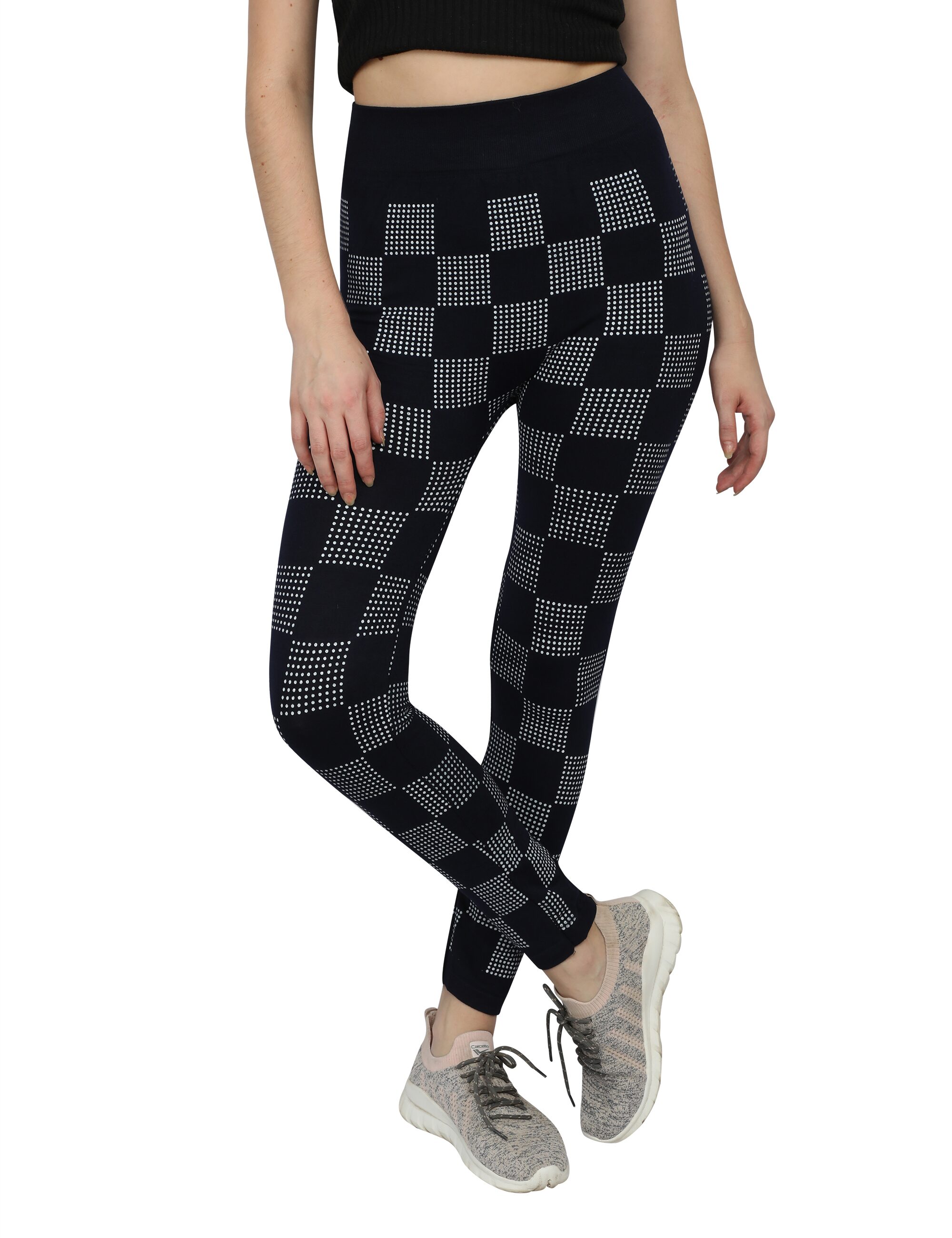 

M MODDY Cotton Blue Color Jeggings For Women