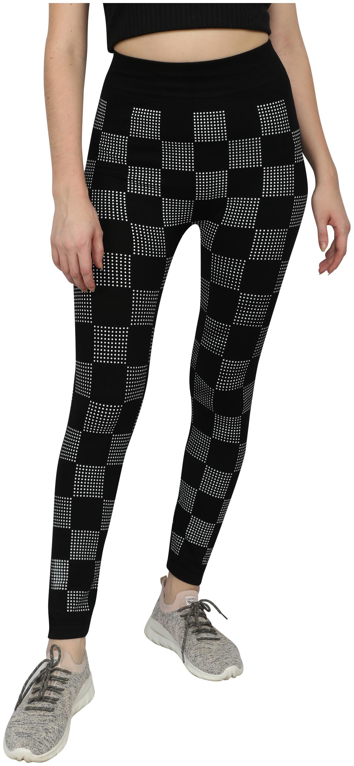 

M MODDY Cotton Black Color Jeggings For Women