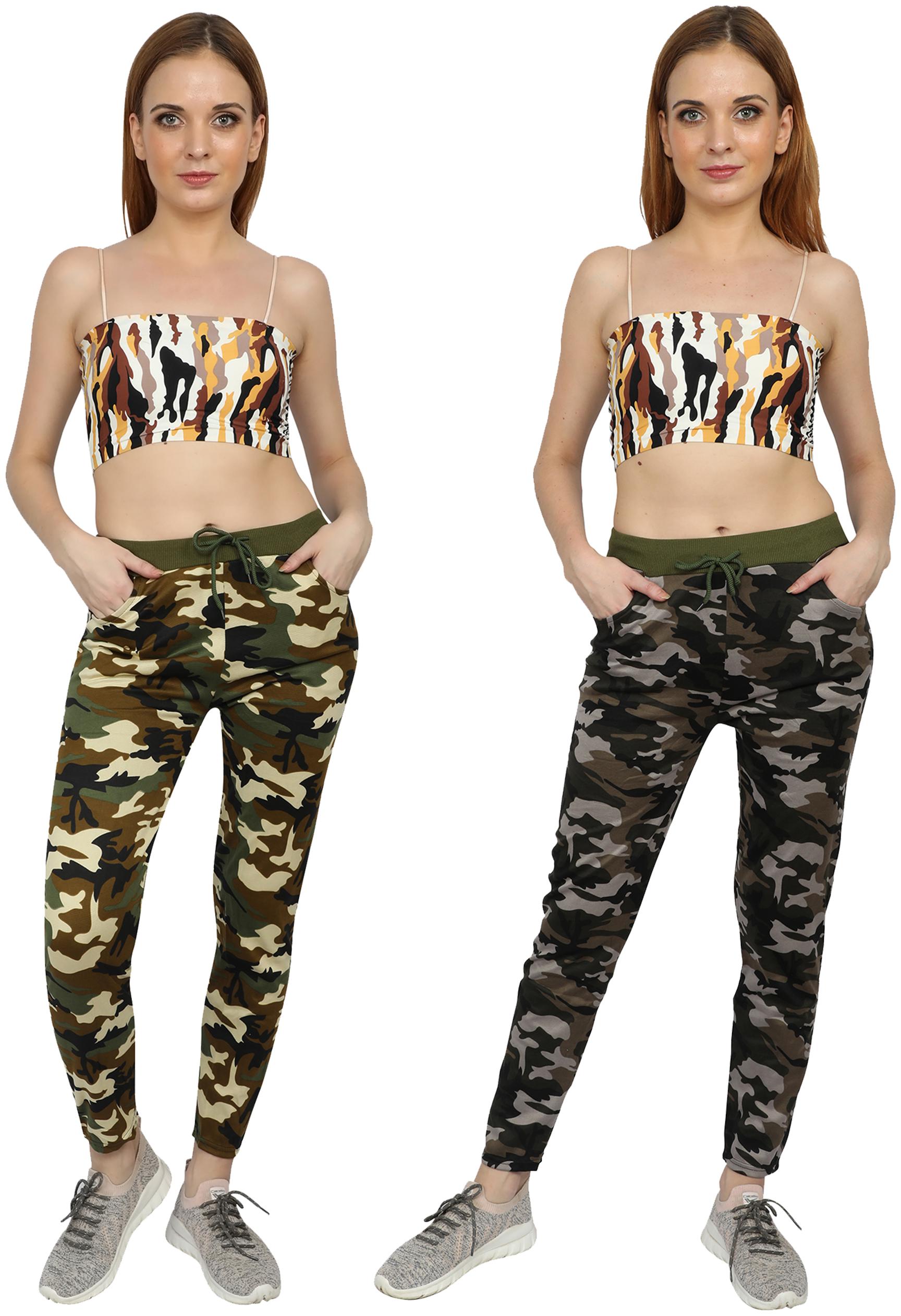 

M Moddy Women s Camouflage Print Stretchable Jegging (Pack of 2) -Multicolor