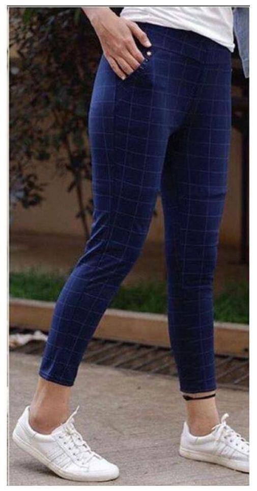 MAATE Women Blue Straight fit Jegging