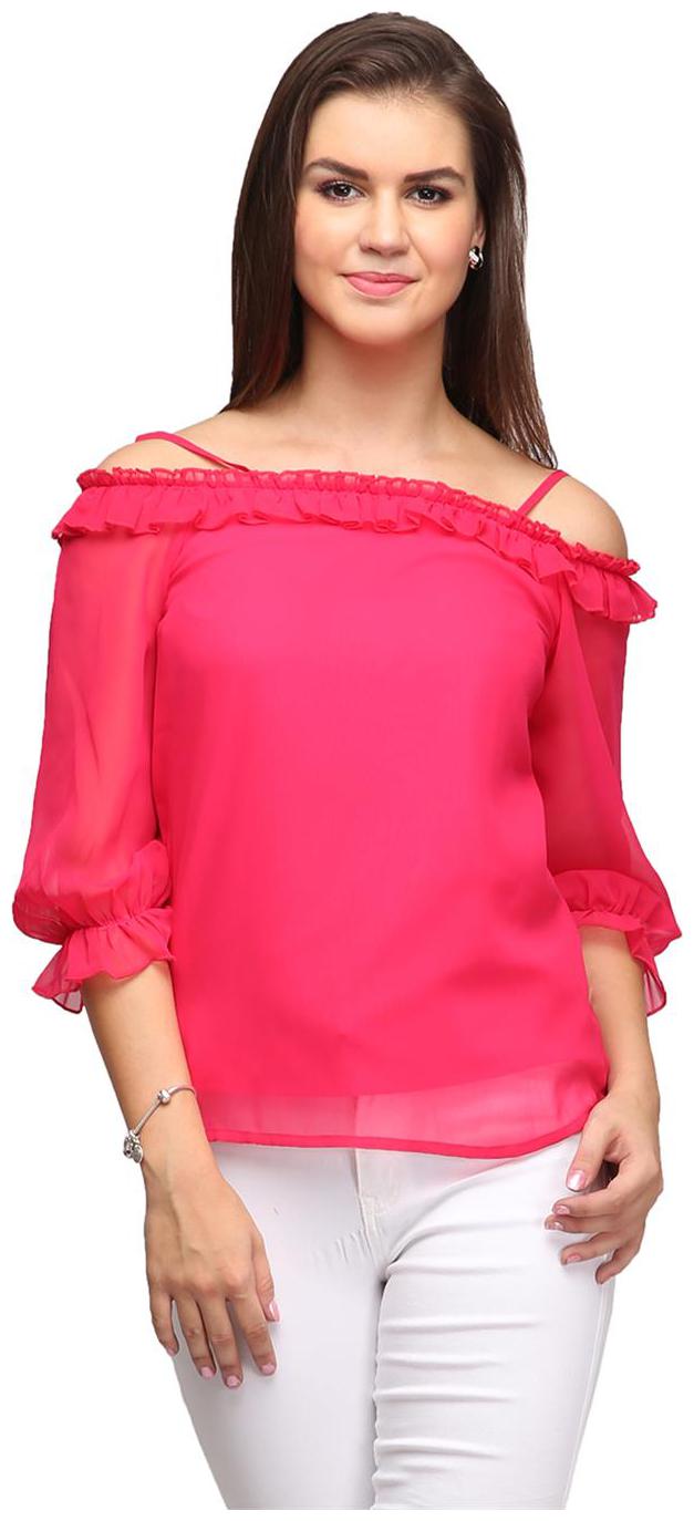 

Magenta Off shoulder Top