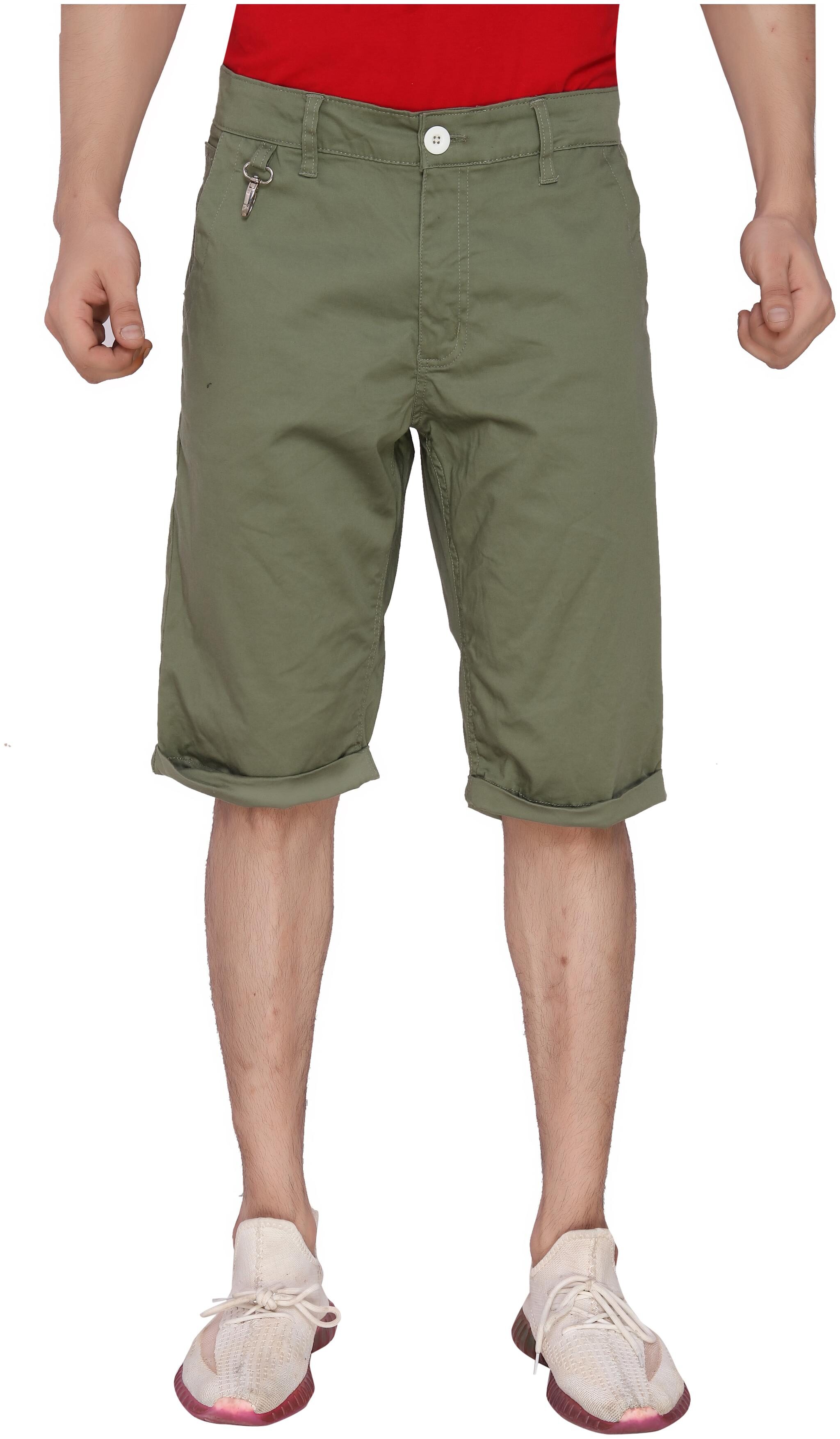 

MagMatric5 Men Green Regular Fit Regular Shorts