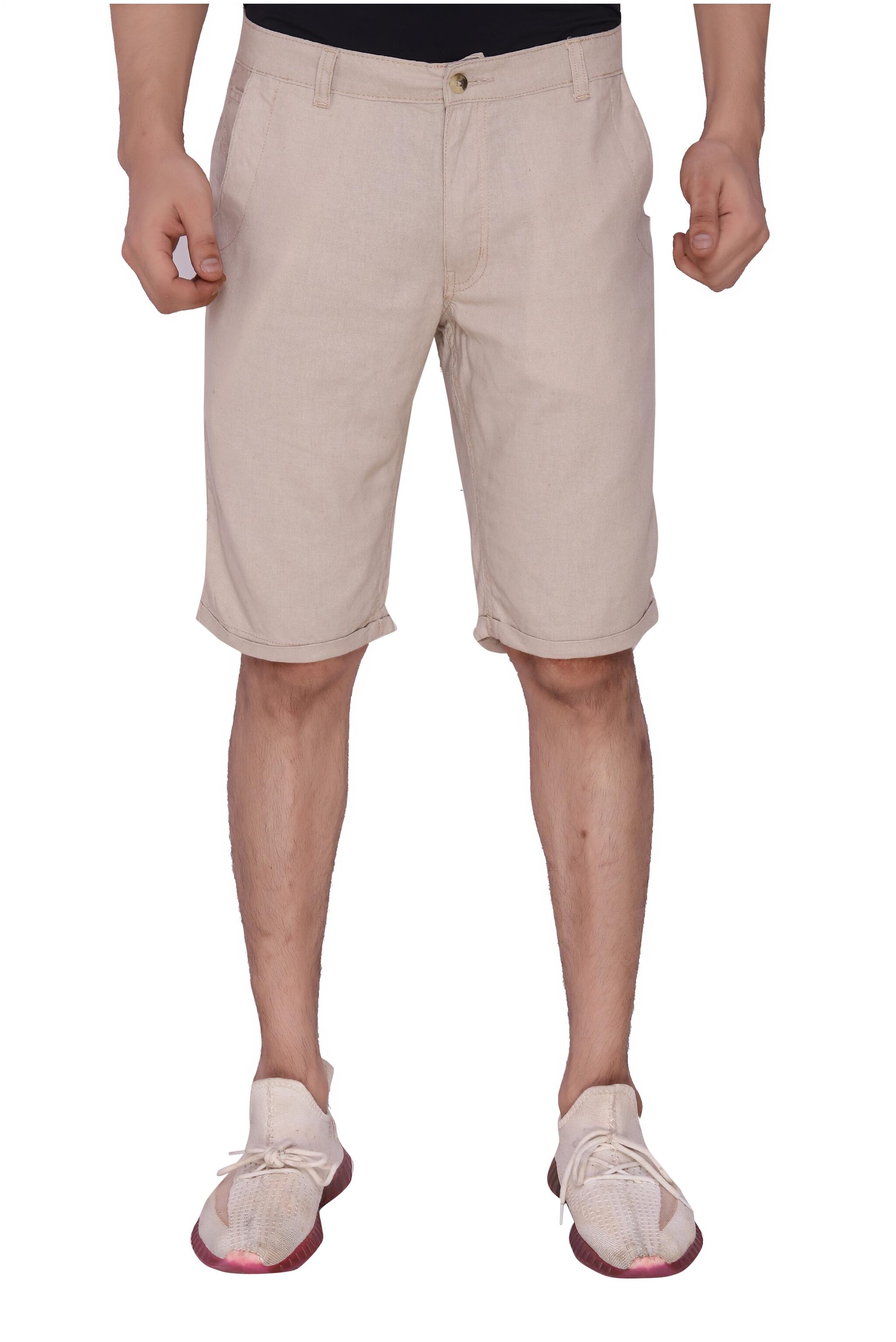 

MagMatric5 Men Beige Regular Fit Regular Shorts