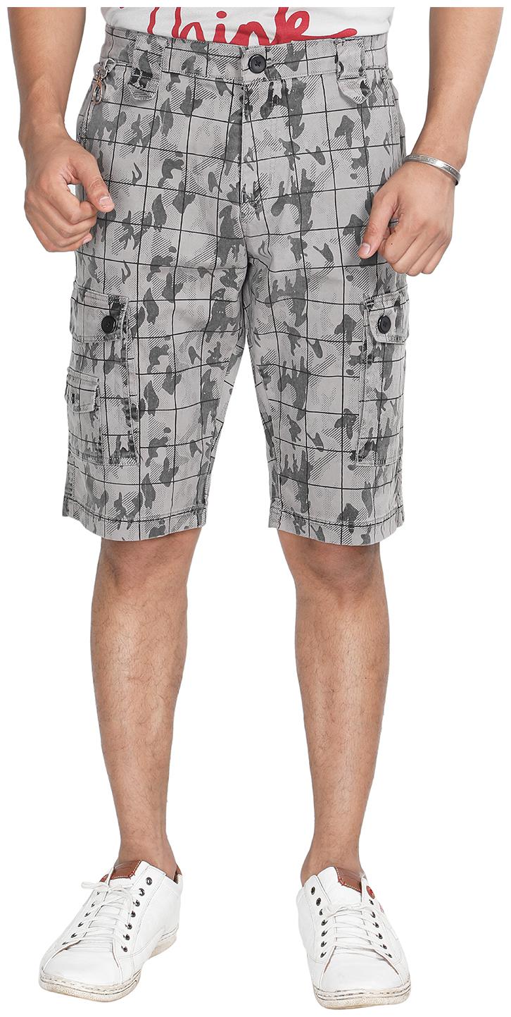

MagMatric5 Men Grey Regular Fit Cargo Shorts
