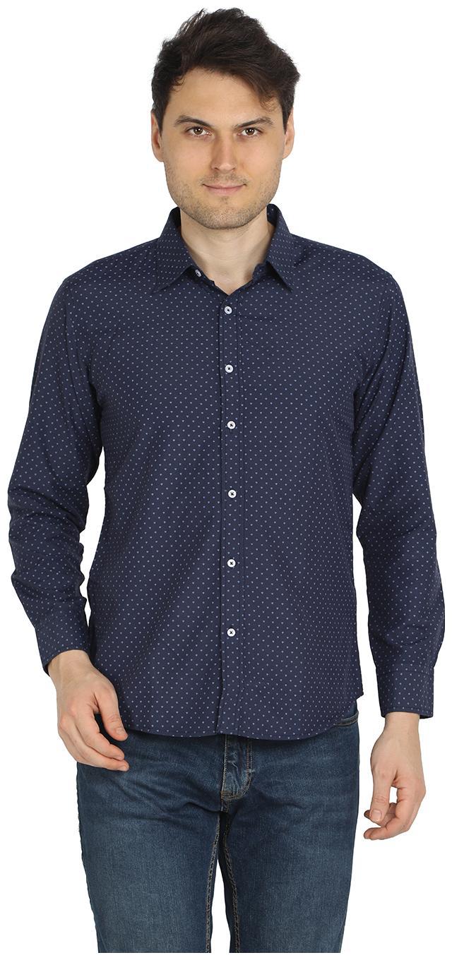 

Magneto Men s Blue Club Printed Shirts DA 4008
