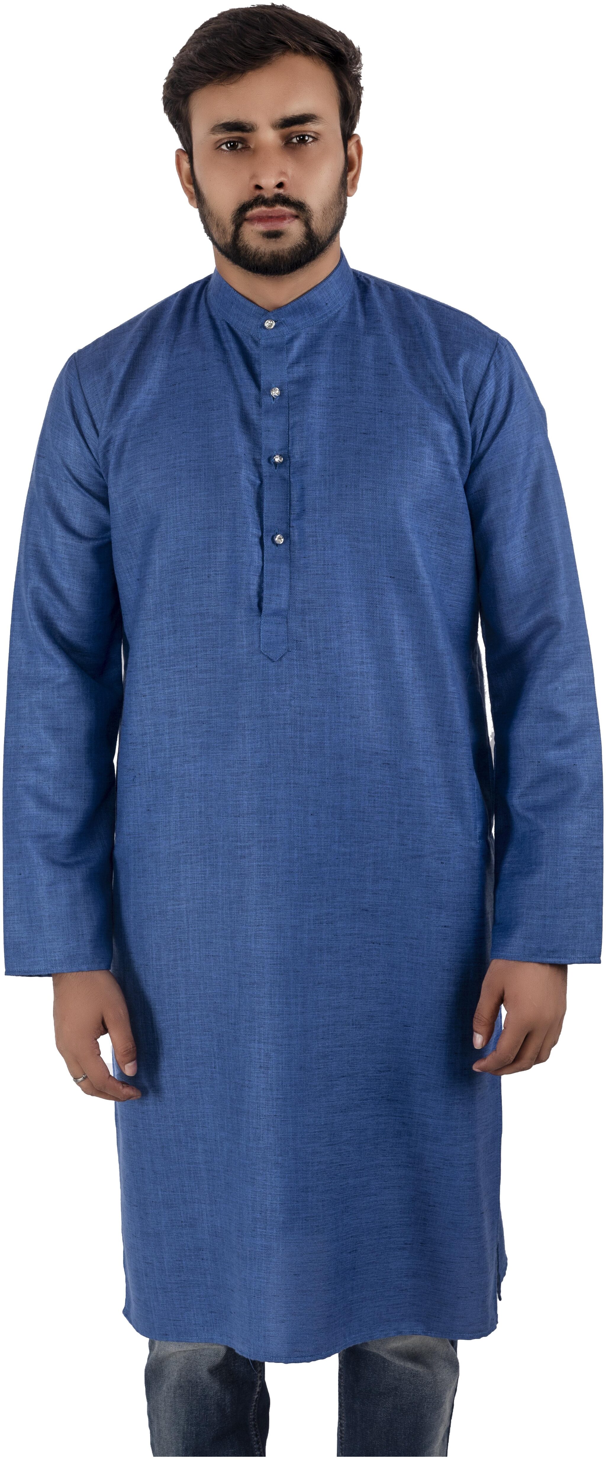 

Maharaja Men Blue Regular Fit Kurta