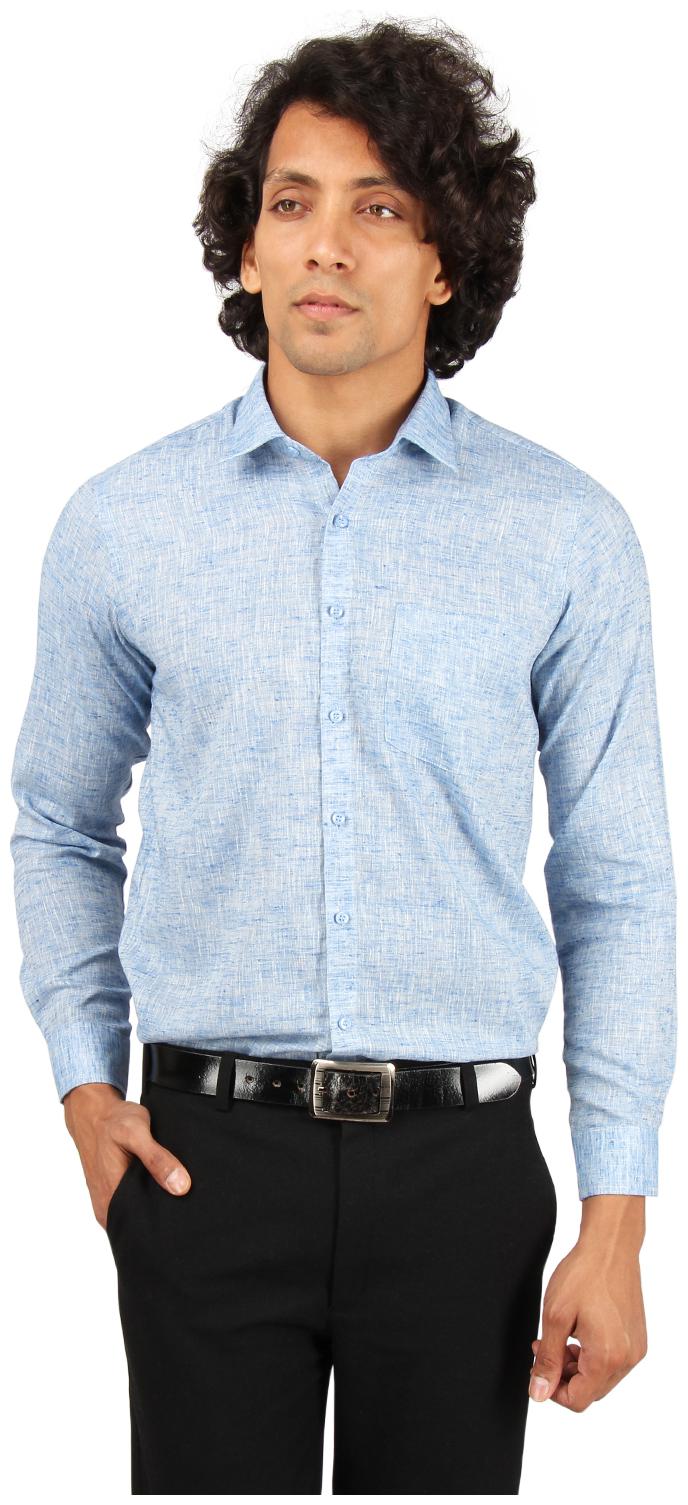 

Maharaja Men Slim fit Formal Shirt - Blue