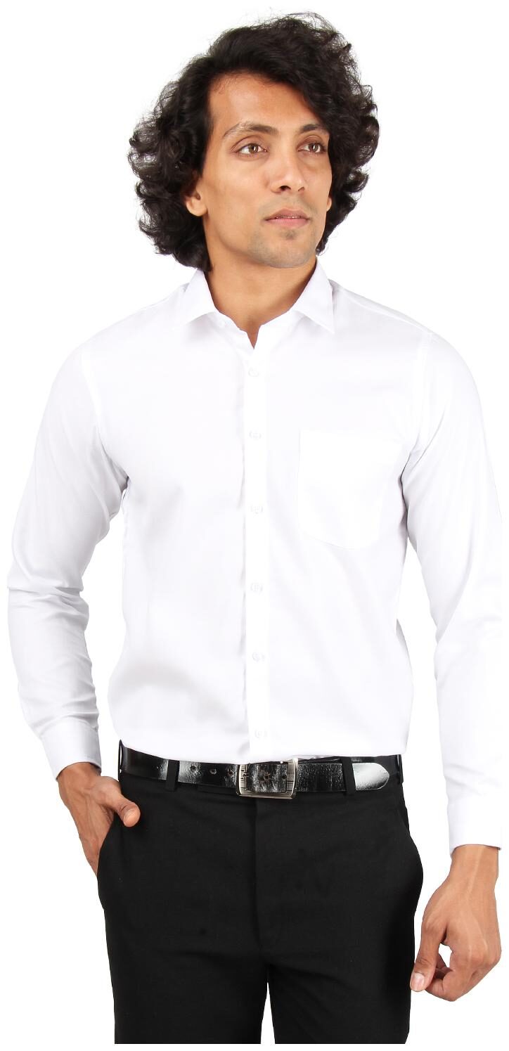 

Maharaja Men Slim fit Formal Shirt - White