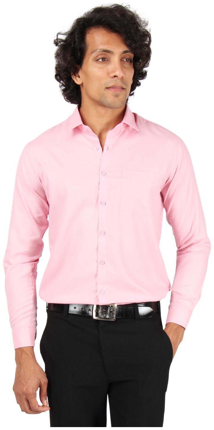 

Maharaja Men Slim fit Formal Shirt - Pink