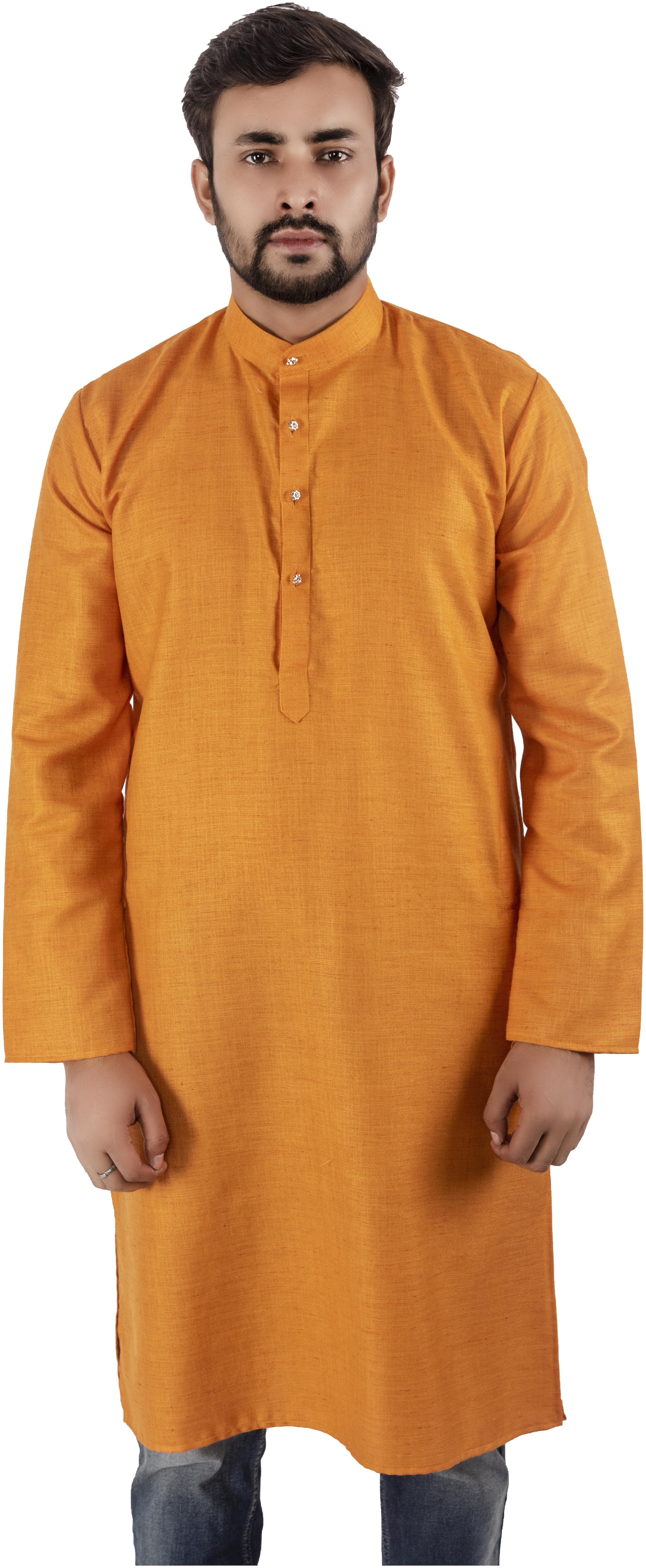 

Maharaja Men Orange Regular Fit Kurta