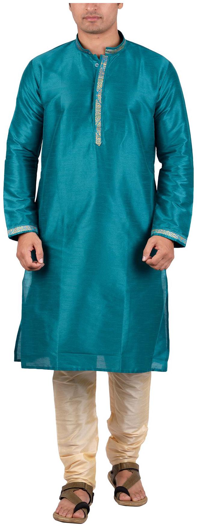 

Maharaja Men s Silk Ethnic Kurta Pyjama Set