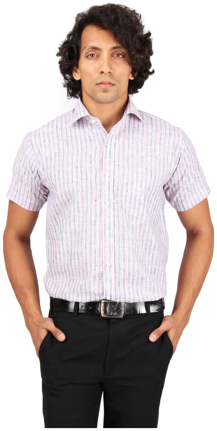 

Maharaja Men Regular fit Formal Shirt - Blue