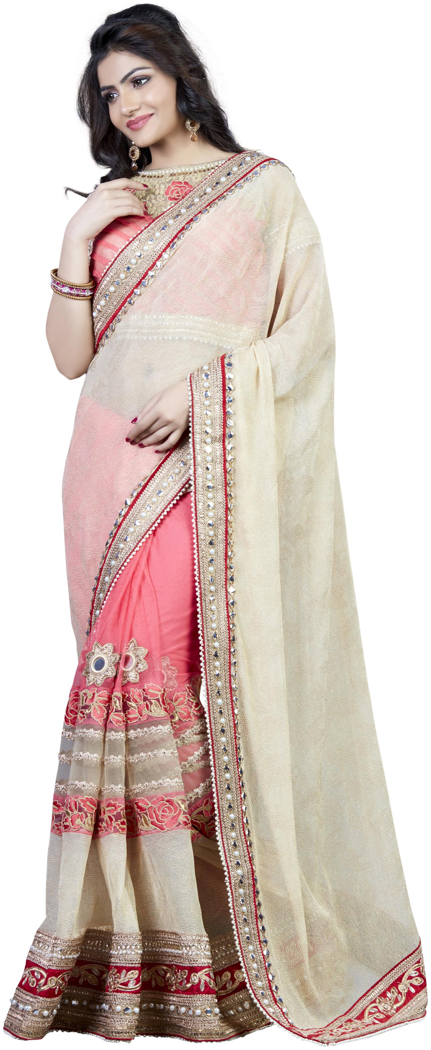 

Mahotsav Saree Net Pink Saree