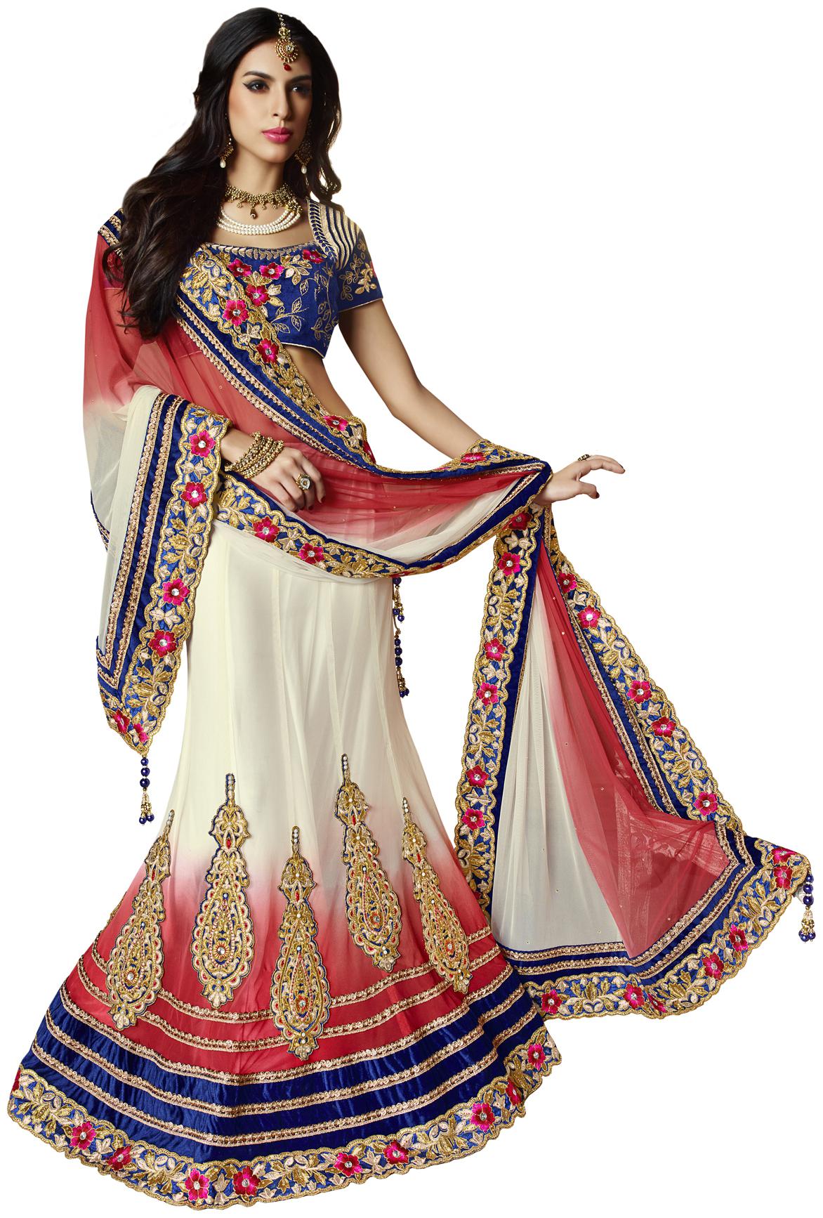 

Mahotsav saree lehnga Choli Multi Viscose Velvet and Net