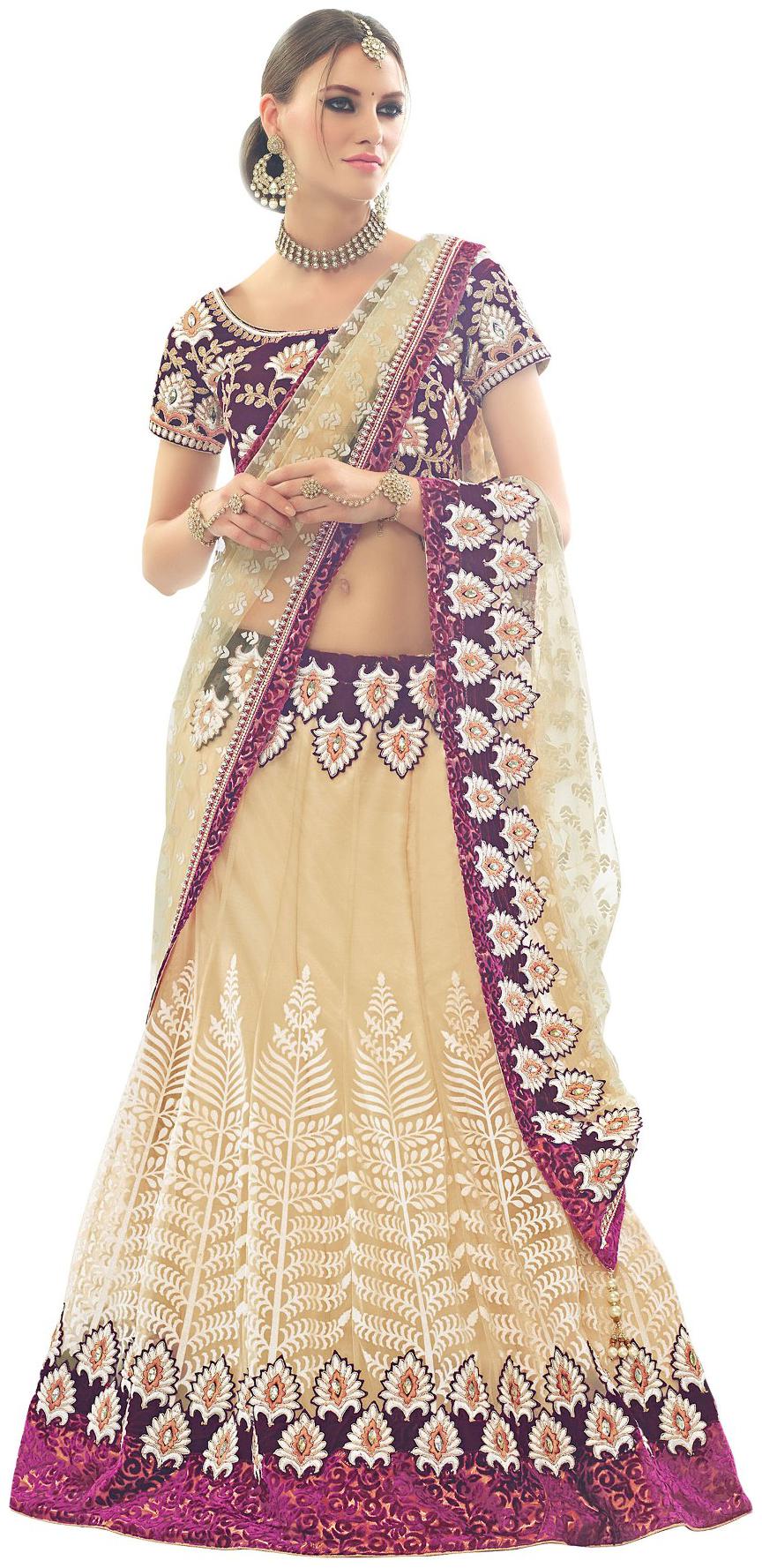 

Mahotsav saree lehnga Choli Multi Raw Silk