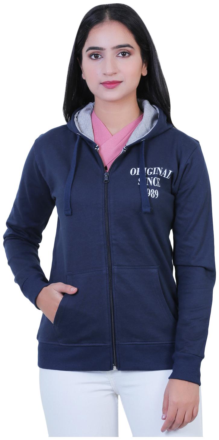 

Malachi Women Solid Sweatshirt - Blue