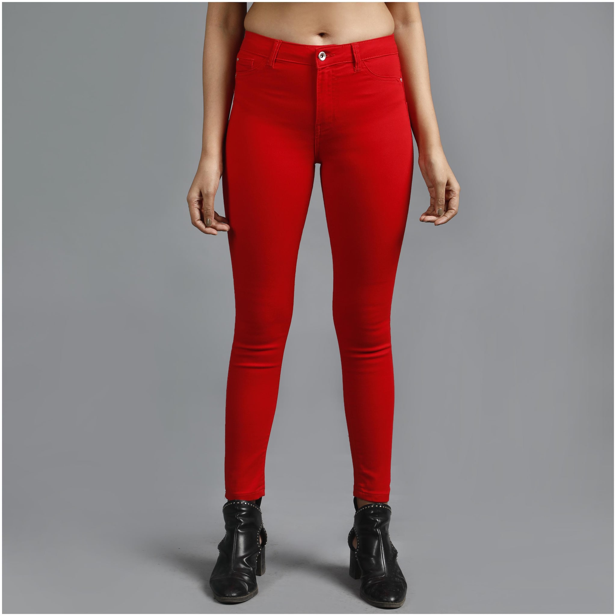 

Malachi Women Red Skinny fit Jeans