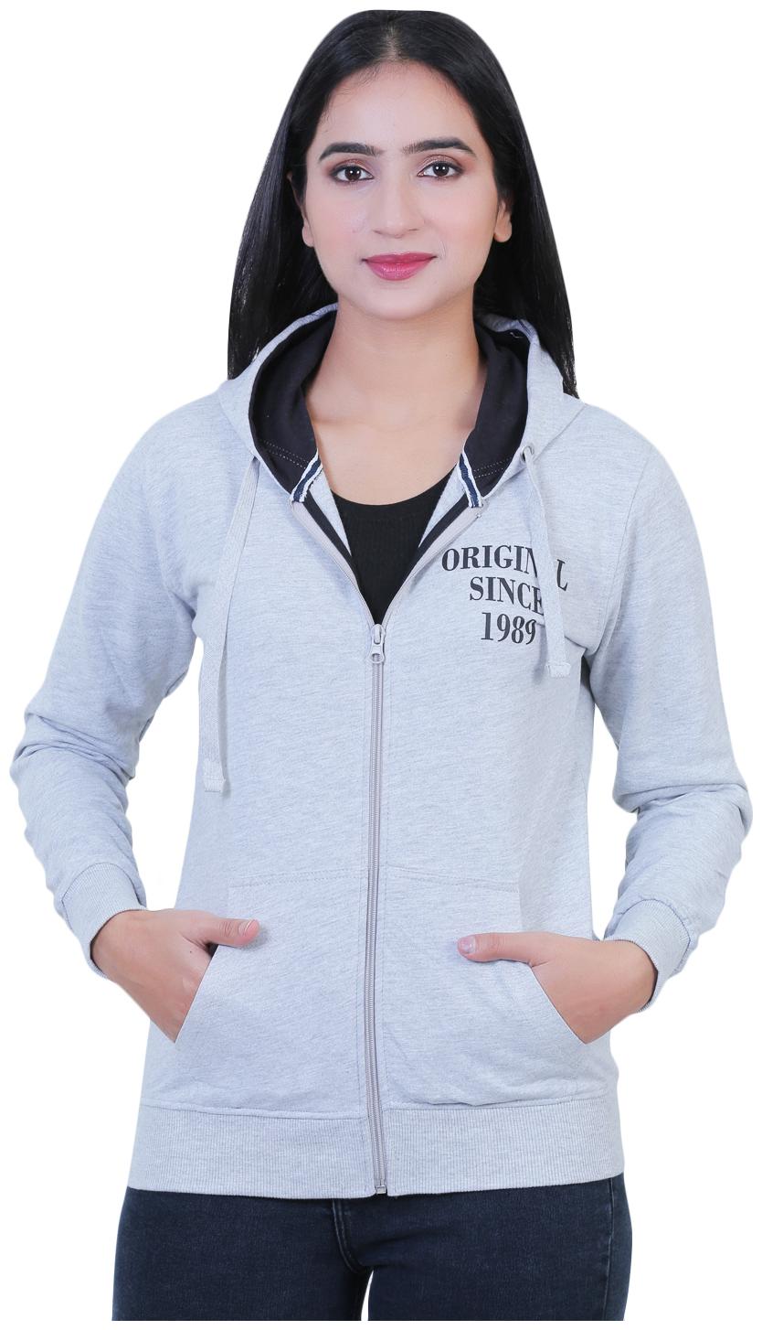 

Malachi Women Solid Sweatshirt - Grey