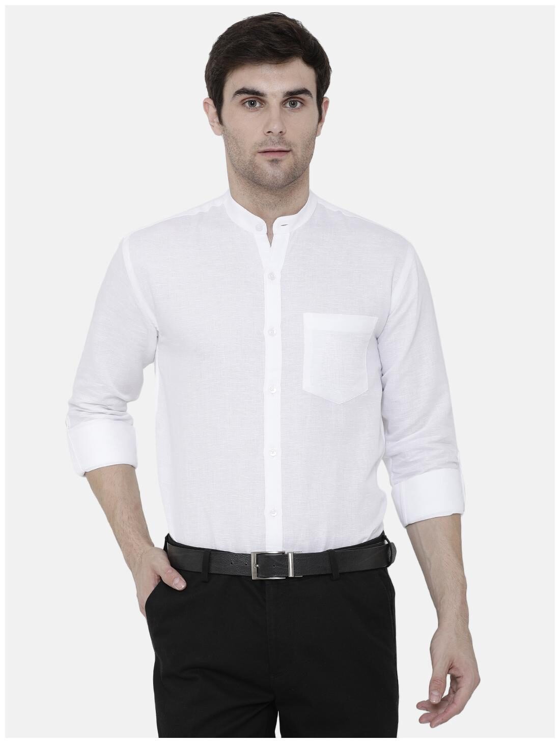 

Linen Club Men Regular fit Formal Shirt - White