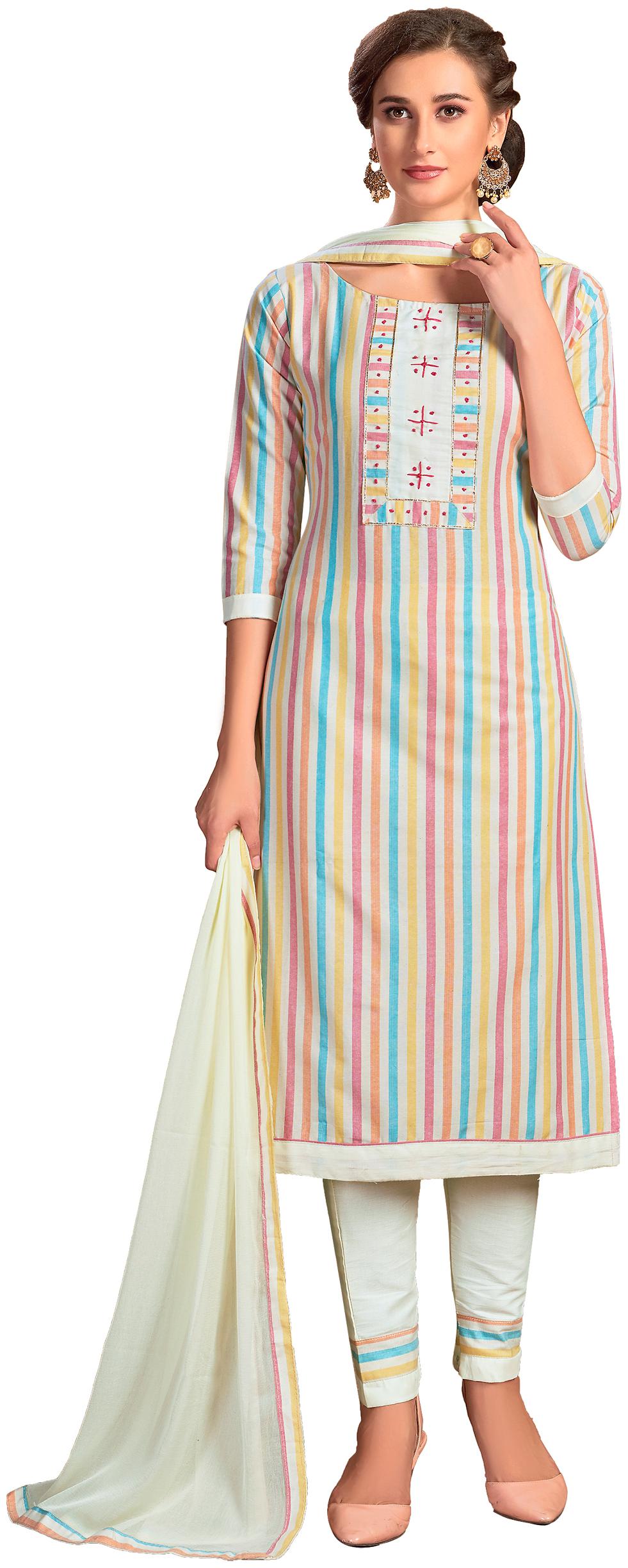 

MANVAA Women Pure Cotton Multi Dress Material