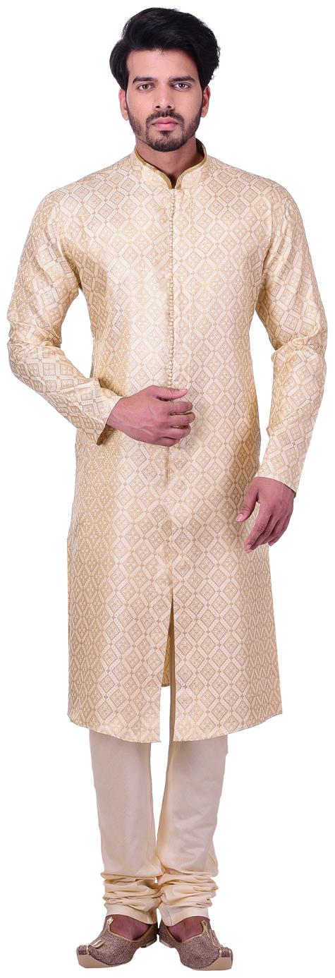 

Manyavar Beige Kurta Set