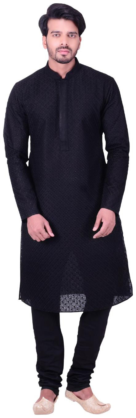 

Manyavar Black Kurta Set