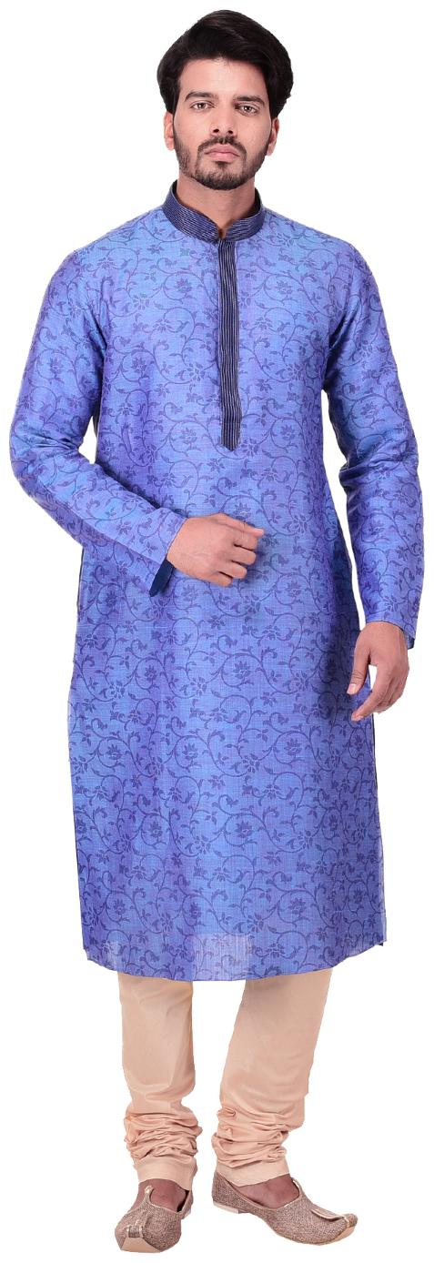 

Manyavar Blue Designer Kurta