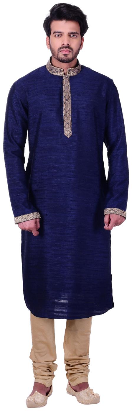 

Manyavar Deep Blue Kurta Set